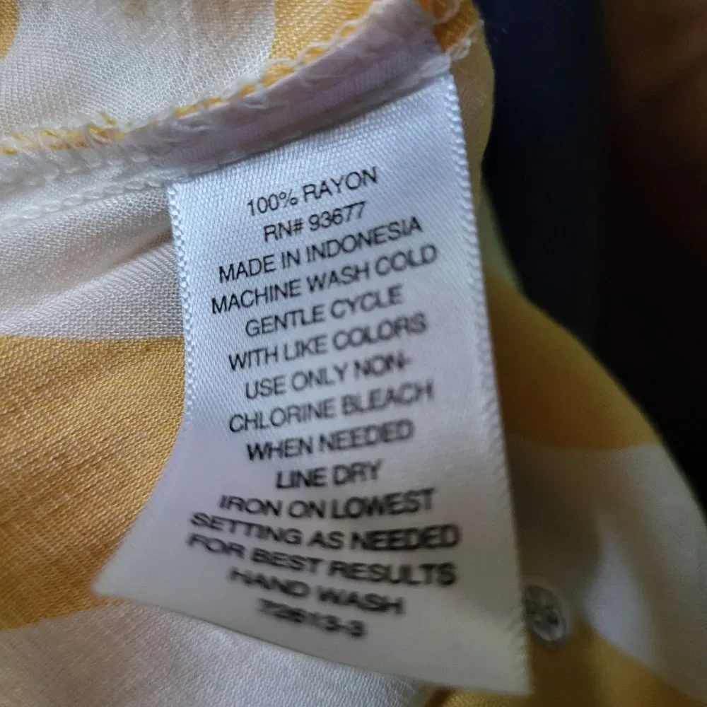 NEW Striped Wrap Blouse by ana Size Med